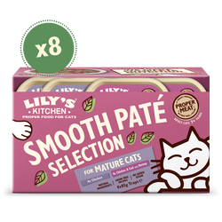 Paté Selection for Mature Cats 8 x 85g Multipack