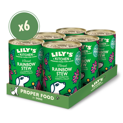 Vegan Rainbow Stew (6 x 400g) Vegan Dog Food Lily's