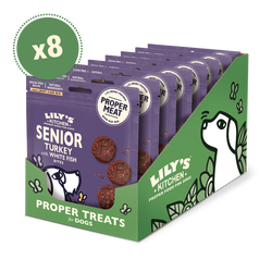 Senior Turkey and White Fish Bites (8 x 70g)