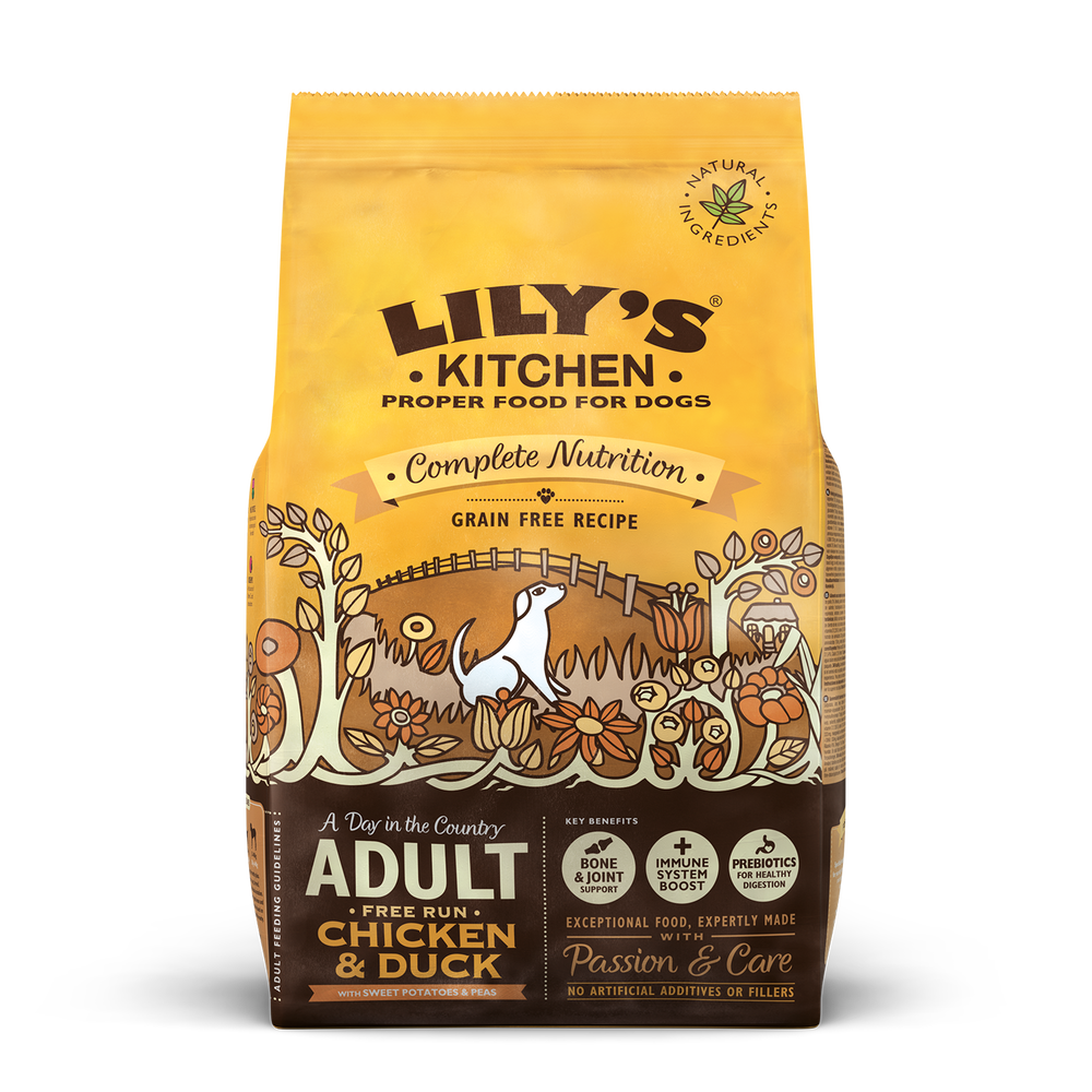 Chicken Duck Dry Food For Dogs Lily S Kitchen