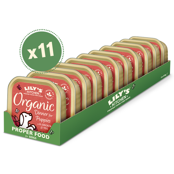 Organic Dinner for Puppies 11 x 150g Lily s Kitchen
