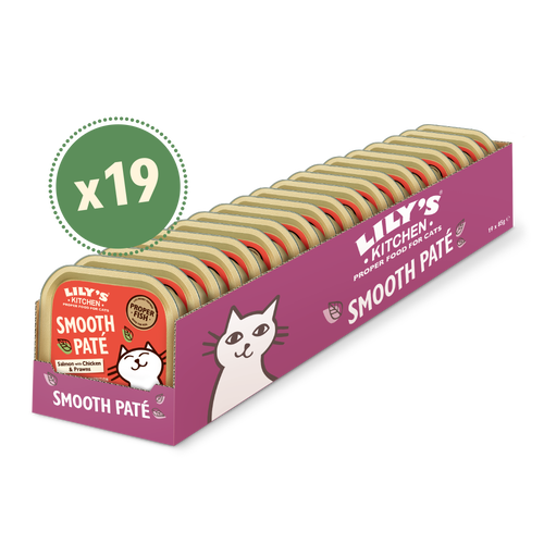 Salmon with Chicken & Prawns Paté (19 x 85g)