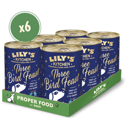 Christmas Three Bird Feast (6 x 400g)