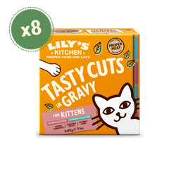 Kitten Tasty Cuts in Gravy 8 x 85g Multipack