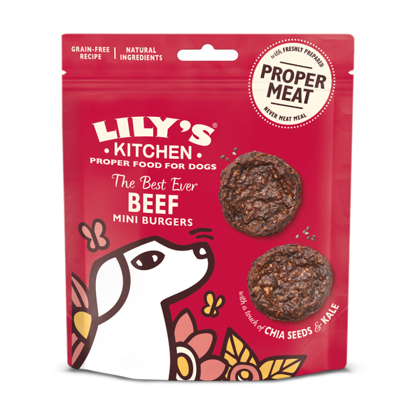 Burgers For Dogs Meaty Dog Treats Lily s Kitchen