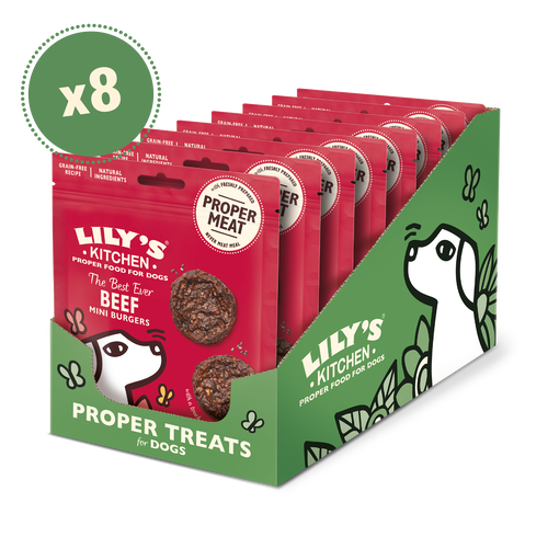 Hamburger outlet dog treats