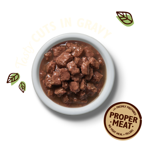 Chicken & Fish Tasty Cuts in Gravy for Mature Cats (24 x 85g)