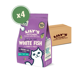 White Fish with Turkey & Trout Senior Dry Food (4 x 800g)