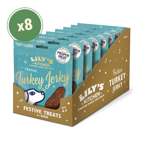 Festive Christmas Turkey Jerky (8 x 70g)