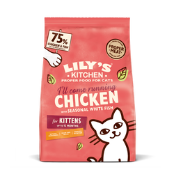 Chicken with White Fish Dry Kitten Food