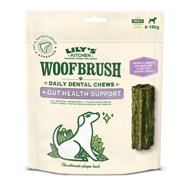 Small Woofbrush Gut Health Dental Chew for Dogs multipack Lily s Kitchen
