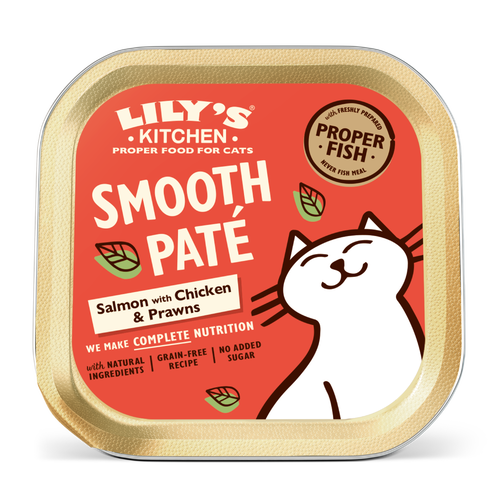 Salmon with Chicken & Prawns Paté