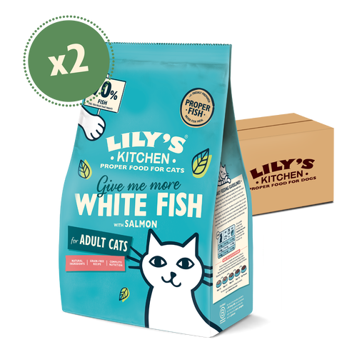 White Fish & Salmon Dry Food (4 x 2kg)