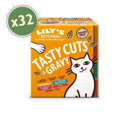 Tasty Cuts in Gravy 32 x 85g Multipack