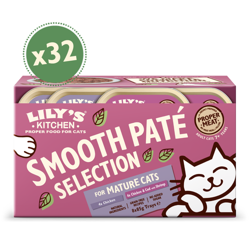 Paté Selection for Mature Cats 32 x 85g Multipack