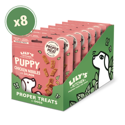 Chicken Nibbles with Salmon Puppy Treats (8 x 70g)