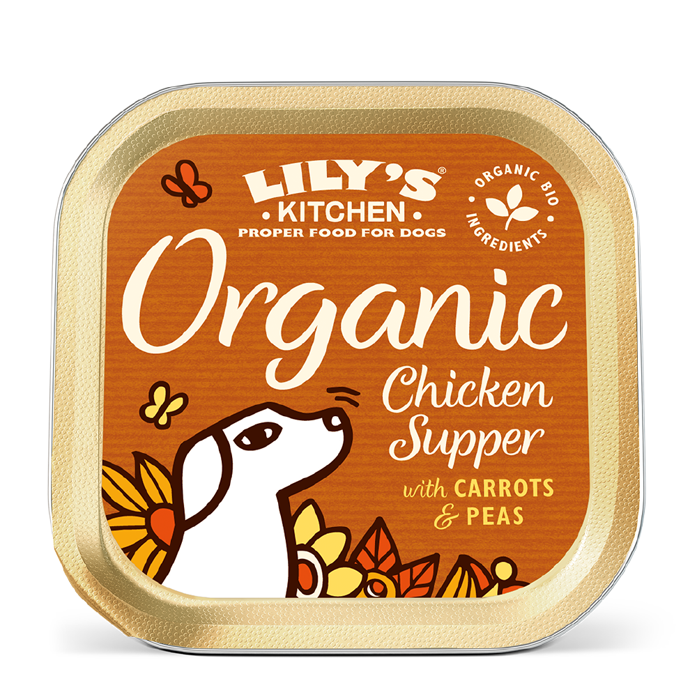 Organic Chicken Supper For Dogs 150g Lilys Kitchen