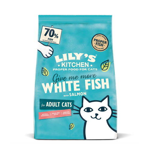 White Fish with Salmon Dry Food