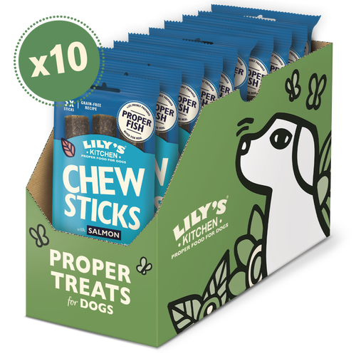 Chew Sticks with Salmon (10 x 120g)