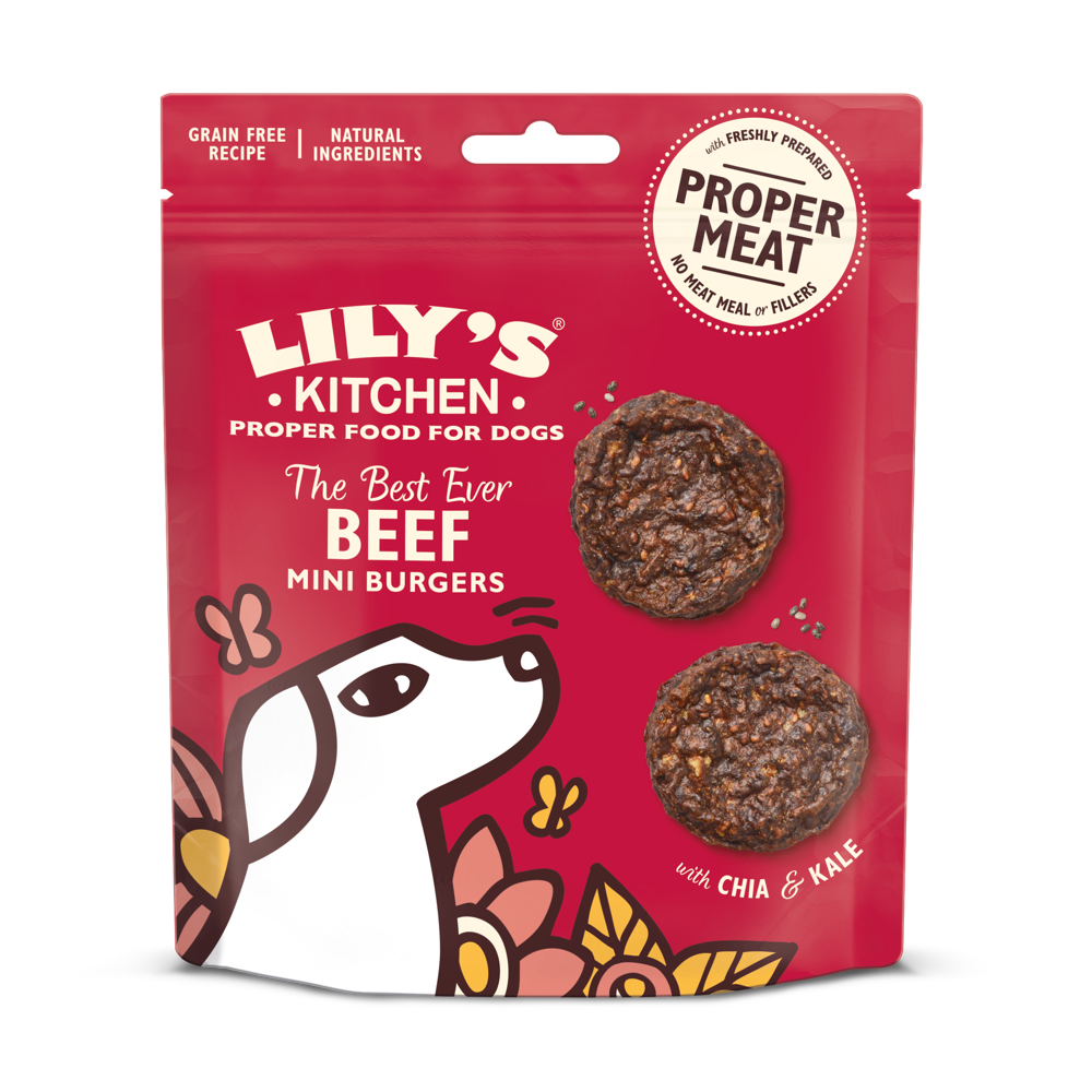 Burgers For Dogs Meaty Dog Treats Lily S Kitchen