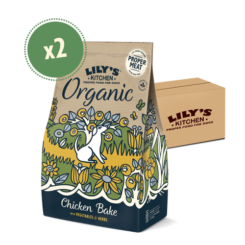 Organic Chicken & Vegetable Dry Food (2 x 7kg)