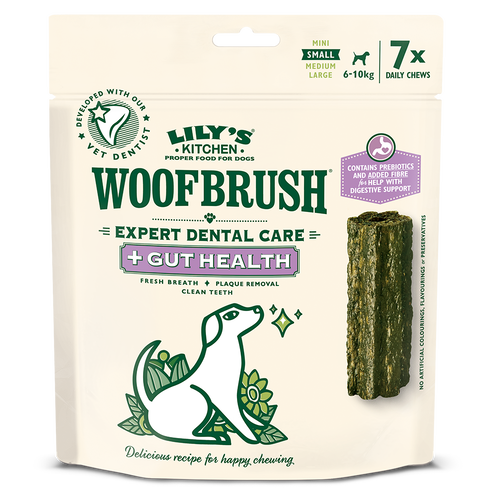 Small Woofbrush Gut Health Dental Chew multipack