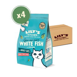 White Fish with Salmon Dry Food (4 x 800g)