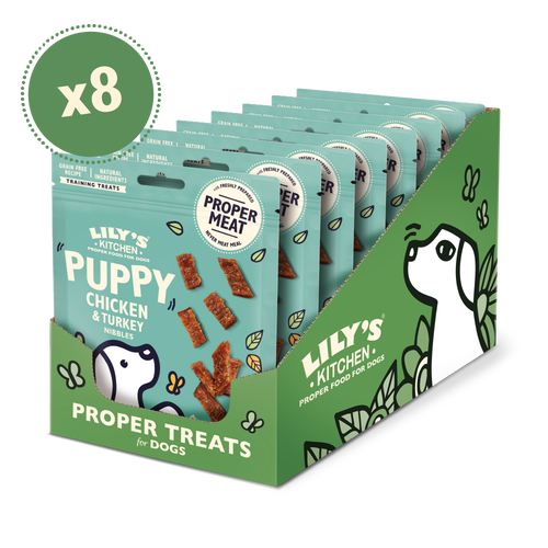 Chicken & Turkey Nibbles Puppy Treats (8 x 70g)