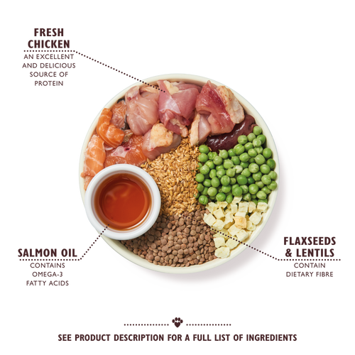 Chicken & Salmon Dry Food for Puppies (2 x 7kg)