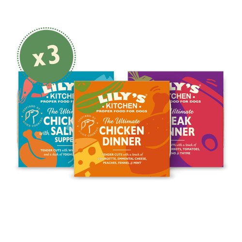 Our Ultimate Dinners Bundle for Foodie Dogs (3 x 150g)