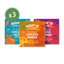 Our Ultimate Dinners Bundle for Foodie Dogs (3 x 150g)