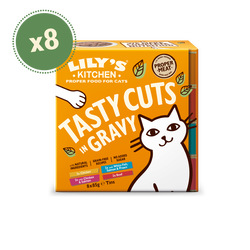 Tasty Cuts in Gravy 8 x 85g Multipack