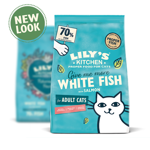 White Fish with Salmon Dry Food