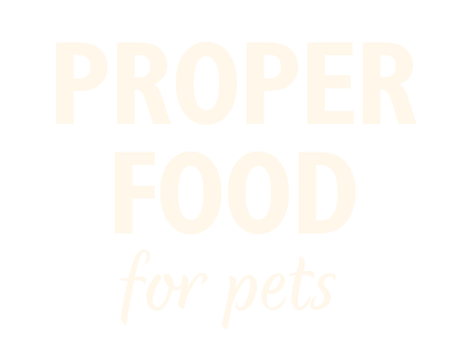 Proper Food for Pets